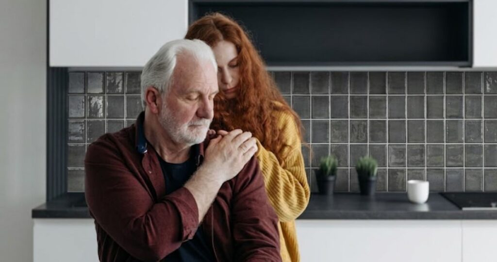 couple having sentimental moment